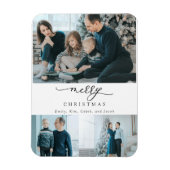 Moderne Minimale Manuscript 3 de Foto van de Kerst Magneet (Verticaal)