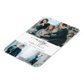 Moderne Minimale Manuscript 3 de Foto van de Kerst Magneet (Linkerzijde)