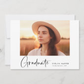 Moderne Minimale Manuscript 5 het Afstuderen van d Kaart (Voorkant)