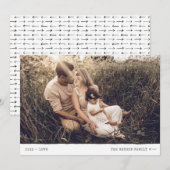 Moderne minimale markeerteken LOVE Black Holiday K Feestdagenkaart (Voorkant / Achterkant)