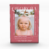 Moderne minimale momentopname | Elk jaar verjaarda Fotoblokken (Voorkant)