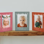 Moderne minimale momentopname | Elk jaar verjaarda Fotoblokken