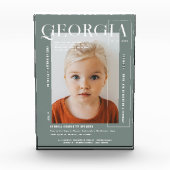 Moderne minimale momentopname | Elk jaar verjaarda Fotoblokken (Voorkant)