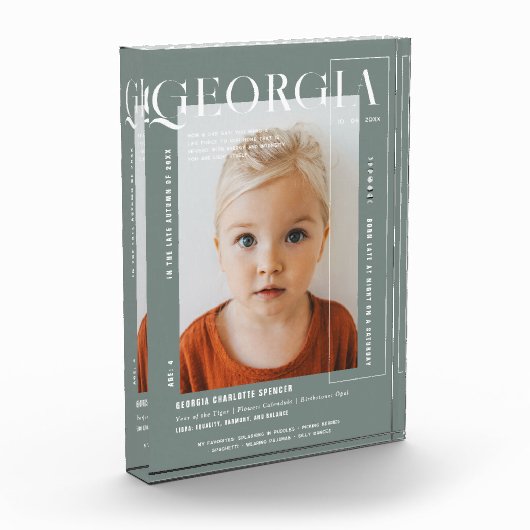 Moderne minimale momentopname | Elk jaar verjaarda Fotoblokken (Links)