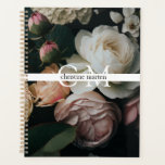 Moderne minimale monogram bloemen planner<br><div class="desc">Moderne,  minimale,  monogram,  bloemen Planner,  mooie cadeau voor kerstmis voor je familie en vrienden. Of voor jezelf om in een gelukkig nieuw jaar te beginnen!</div>