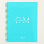 Moderne minimale monogram initialen Planner<br><div class="desc">Moderne,  minimale,  monogram initialen Planner,  mooi geschenk voor kerstmis voor je familie en vrienden. Of voor jezelf om in een gelukkig nieuw jaar te beginnen!</div>
