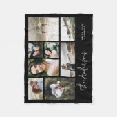 Moderne, minimale multi-8-foto beste vrienden eleg fleece deken (Voorkant)