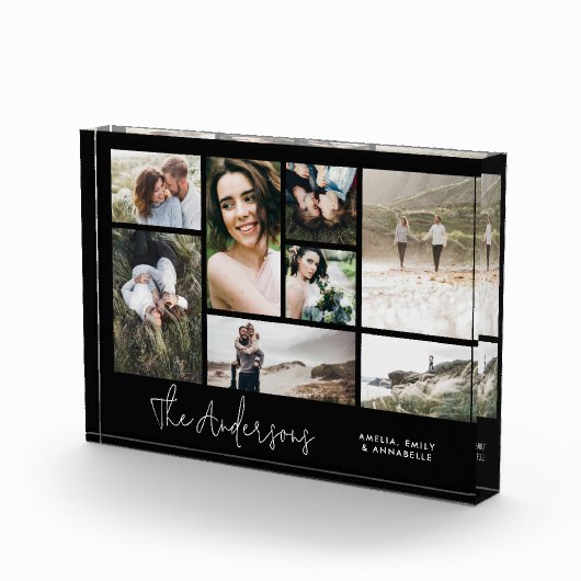 Moderne, minimale multi-8-foto beste vrienden eleg fotoblokken (Rechts)