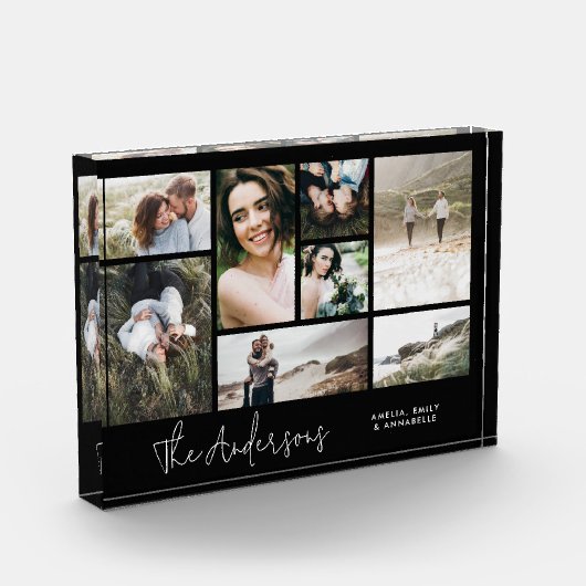 Moderne, minimale multi-8-foto beste vrienden eleg fotoblokken (Links)