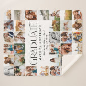 Moderne minimale multi-foetscriptcadeaukaart voor sherpa deken (Voorkant (horizontaal))