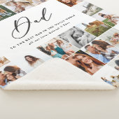 Moderne minimale multi-foetscriptcadeaukaart voor sherpa deken (3/4)