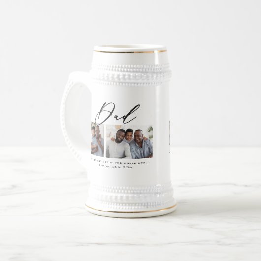 Moderne minimale multi-foetscriptgift bierpul (Voorkant links)