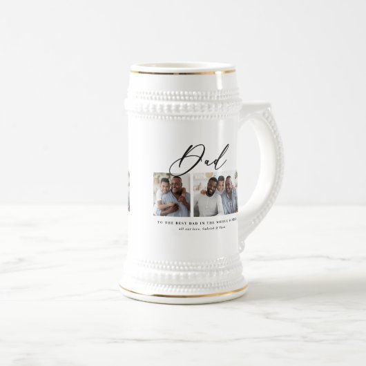 Moderne minimale multi-foetscriptgift bierpul (Voorkant rechts)
