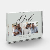 Moderne minimale multi-foetscriptgift fotoblokken (Links)