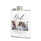 Moderne minimale multi-foetscriptgift heupfles (Links)