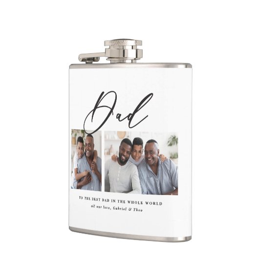 Moderne minimale multi-foetscriptgift heupfles (Links)