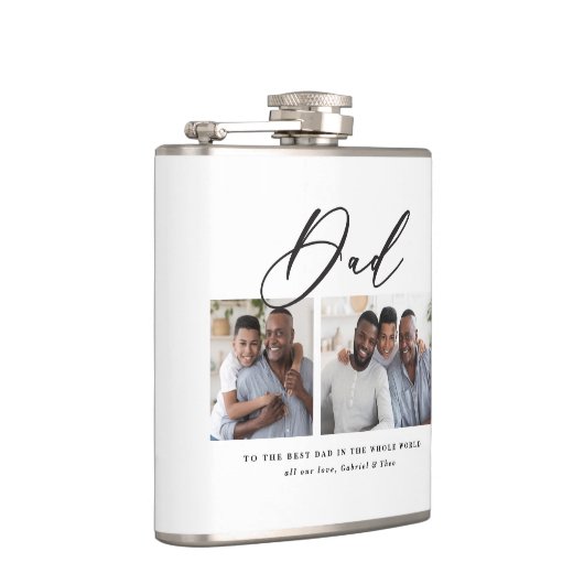 Moderne minimale multi-foetscriptgift heupfles (Rechts)