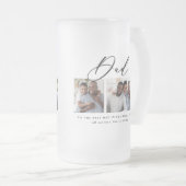 Moderne minimale multi-foetscriptgift matglas bierpul (Voorkant rechts)