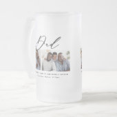Moderne minimale multi-foetscriptgift matglas bierpul (Voorkant links)