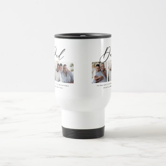 Moderne minimale multi-foetscriptgift reisbeker (Center)