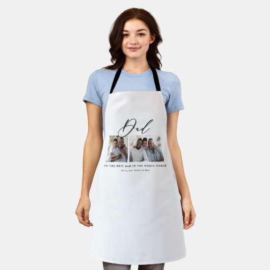 Moderne minimale multi-foetscriptgift schort (Gedragen)