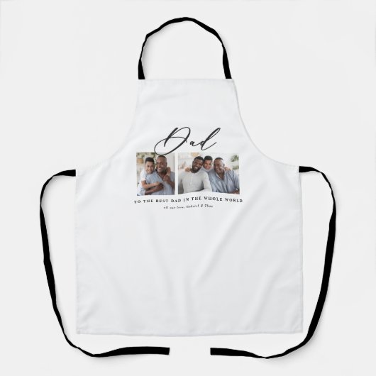 Moderne minimale multi-foetscriptgift schort (Voorkant)