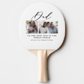 Moderne minimale multi-foetscriptgift tafeltennisbatje (Achterkant)