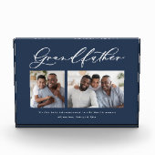 Moderne, minimale multi-foetscriptgrootvaders cade fotoblokken (Voorkant)