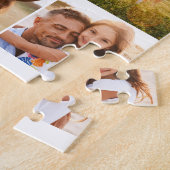 Moderne, minimale multi-foetscriptmam legpuzzel (Zijkant)