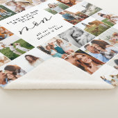 Moderne, minimale multi-foetscriptmam sherpa deken (3/4)