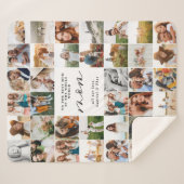 Moderne, minimale multi-foetscriptmam sherpa deken (Voorkant (horizontaal))