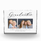 Moderne, minimale multi-foetuscript grootmoedergif fotoblokken (Voorkant)