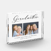 Moderne, minimale multi-foetuscript grootmoedergif fotoblokken (Links)