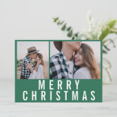 Moderne minimale multi-foonwitte kerst (Staand voorkant)