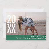 Moderne minimale multi-foonwitte kerst (Achterkant)