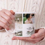 Moderne minimale multi-foto botanische elegante ch koffiemok<br><div class="desc">Moderne,  eenvoudige,  op maat gesneden multi 9-foto kerstvakantie cadeau voor thuisdecor. Eenvoudig,  elegant,  minimaal design. Ideaal voor moeder,  vader,  zus,  broer,  man,  vrouw,  tante,  oom,  oma,  opa,  verjaardag van opa,  kerst,  verjaardag,  moederdag,  vaders dag.</div>