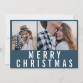 Moderne, minimale multi-foto-chic-stijlvolle kerst (Voorkant)