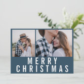 Moderne, minimale multi-foto-chic-stijlvolle kerst (Staand voorkant)