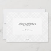 Moderne minimale multi-foto vakantiefotokaarten feestdagenkaart (Achterkant)