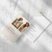 Moderne minimale multifunctionele fotografie visitekaartje