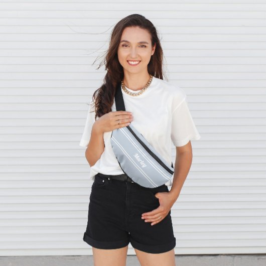 Moderne minimale naam Monogram Script Sjabloon Bla Heuptasje