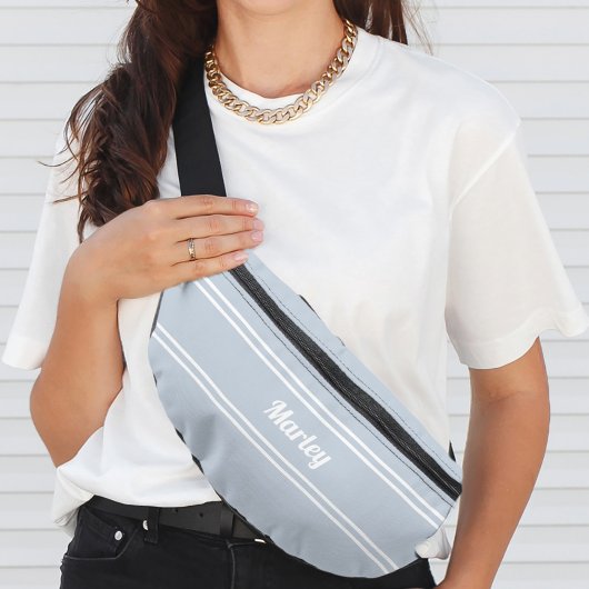 Moderne minimale naam Monogram Script Sjabloon Bla Heuptasje