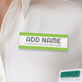 Moderne minimale naam Titel Kleur Accent Medewerke Naambadge