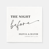 Moderne Minimale nacht voor het repetitief avondet Servet (Voorkant)