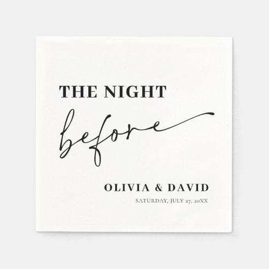 Moderne Minimale nacht voor het repetitief avondet Servet (Voorkant)