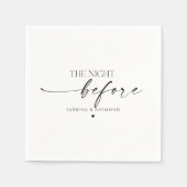 Moderne Minimale nacht voor het repetitief avondet Servet (Voorkant)