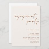 Moderne minimale neutrale servicepartij kaart (Voorkant / Achterkant)