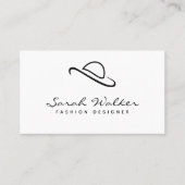 Moderne Minimale Ontwerper van de Mode van het Man Visitekaartje (Voorkant)