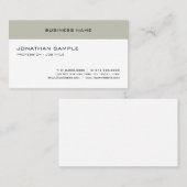 Moderne minimale ontwerprendementscrisis visitekaartje (Voorkant / Achterkant)