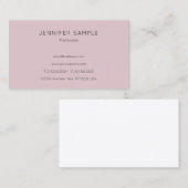 Moderne, minimale ontwerpSjabloon elegant  Visitekaartje (Voorkant / Achterkant)